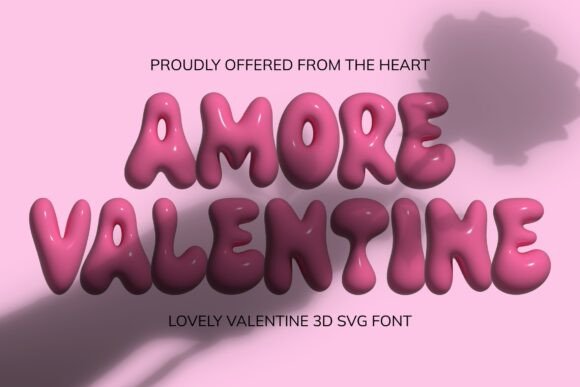 Amore Valentine: A Decorative Font for Bold Blog Graphics