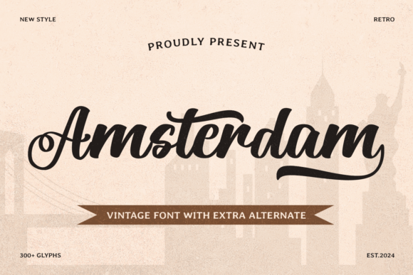 Amsterdam: Script Amp Fonts for Local Brands