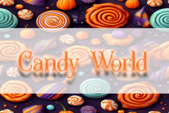 Candy World: A Playful Serif Font for Crafters