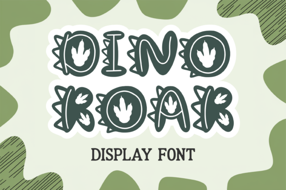 Dino Roar: Bold Display Fonts for Crafters