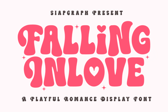 Falling Inlove: A Retro Display Font for Bold Branding