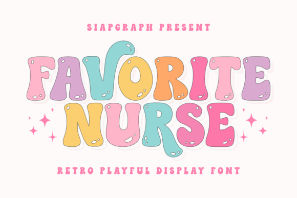 Favorite Nurse: A 70s Display Font for Bold Blog Graphics