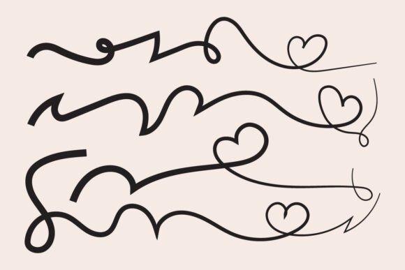 Hearts Text Tails: Graphics for Decorative Elements