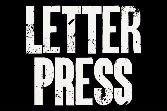 Letterpress Display Fonts for Bold Local Branding