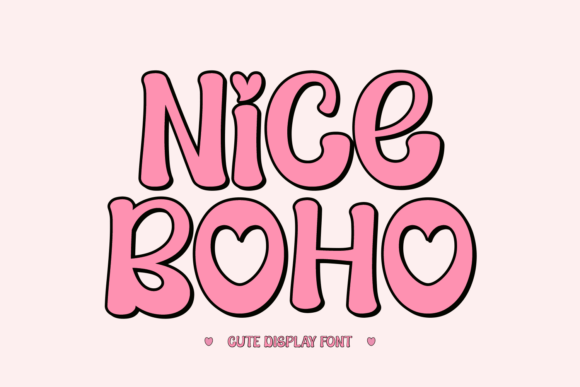Nice Boho Display Fonts for Handmade Crafts