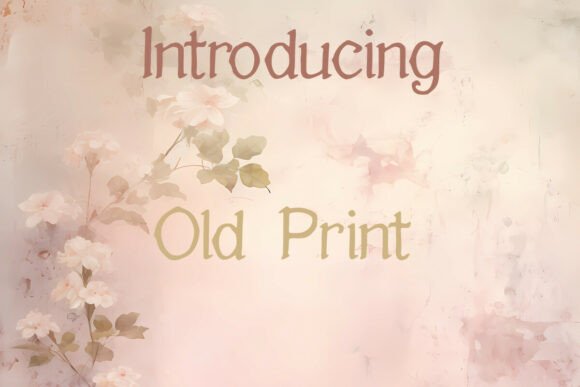 Old Print: A Vintage Font Review for Embroidery Projects