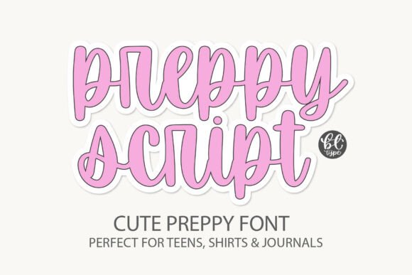 Preppyscript: A Script Amp Font for Bold Blog Graphics