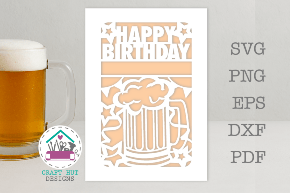 Review: Happy Birthday Beer Tankard Mug SVG DXF for Embroidery
