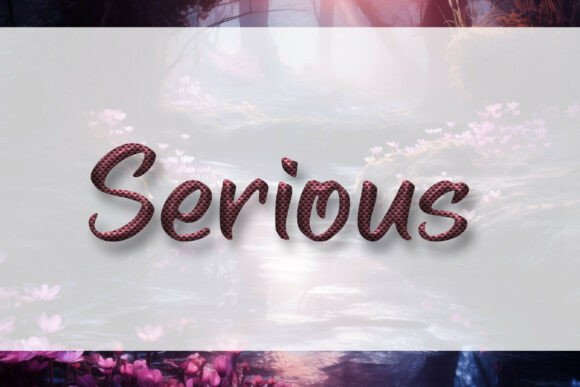Serious Font Review: Elegant Script for Real Embroidery Projects