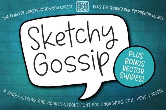 Sketchy Gossip: Script Amp Fonts for Sellers