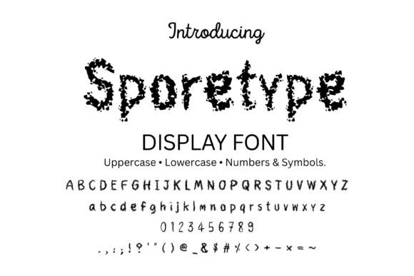Sporetype: Gritty Display Fonts for Bold Branding
