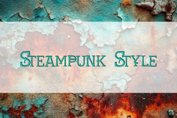 Steampunk Style: Bold Display Fonts for Vintage Projects