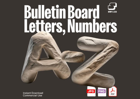 Stone Alphabet Graphics: Bold Illustrations for Branding
