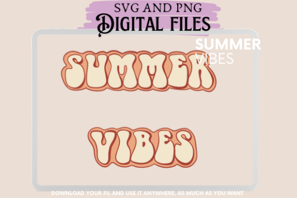 Summer Vibes Font: Fresh Graphics & Illustrations
