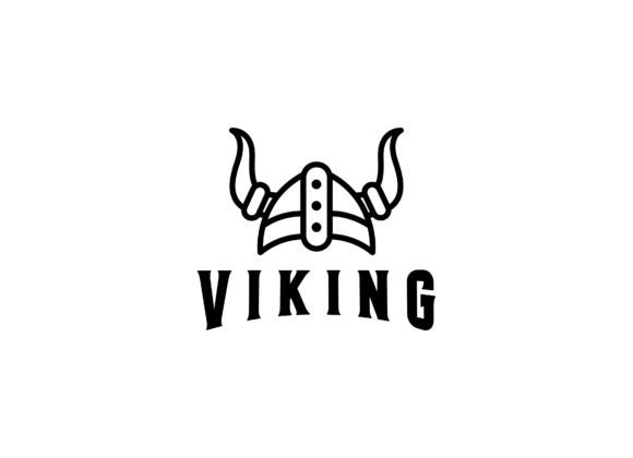 Viking Armor Helmet Logo Design: Bold Graphics for Logos