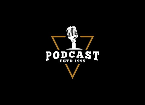 Vintage Podcast Logo: Graphics & Logos for Sellers