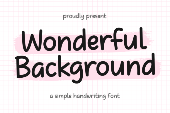Wonderful Background: A Designer's Take on Modern Script Embroidery